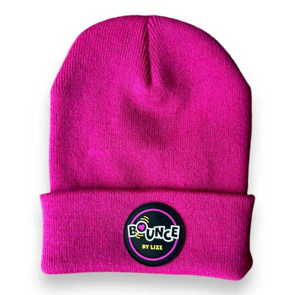 Beanie Fuchsia & Zwart - Afbeelding 2