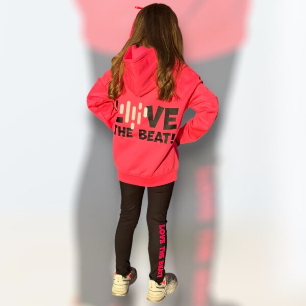 Kids Legging Love the beat - Afbeelding 4