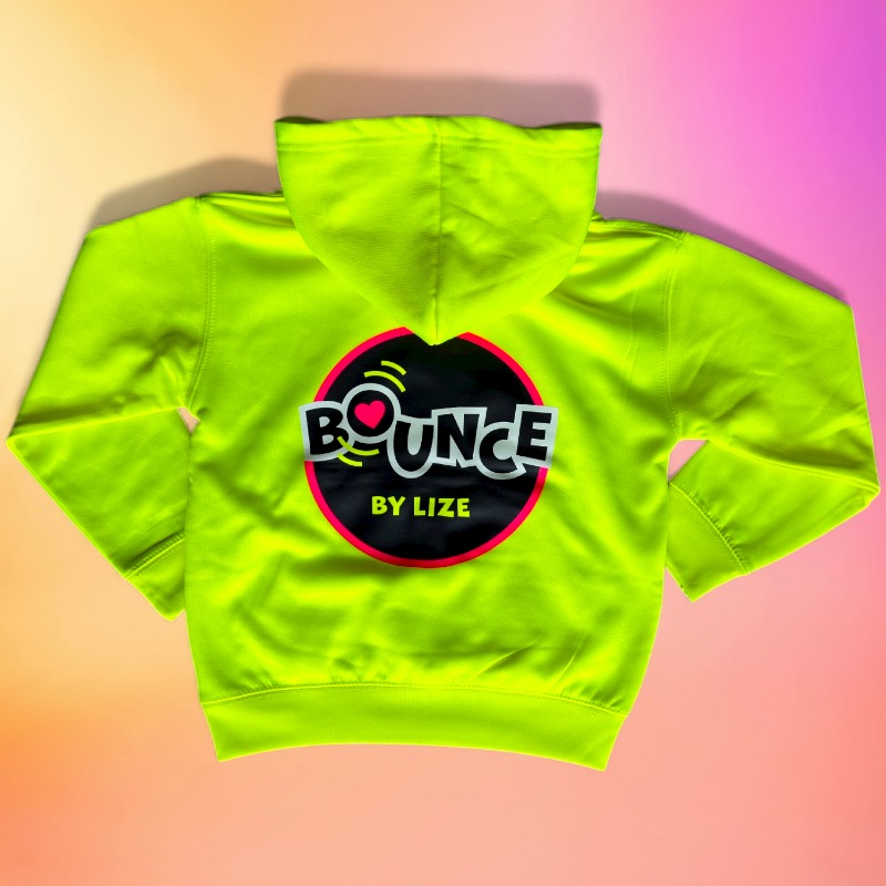 Volwassen hoodie neon glow - Afbeelding 3