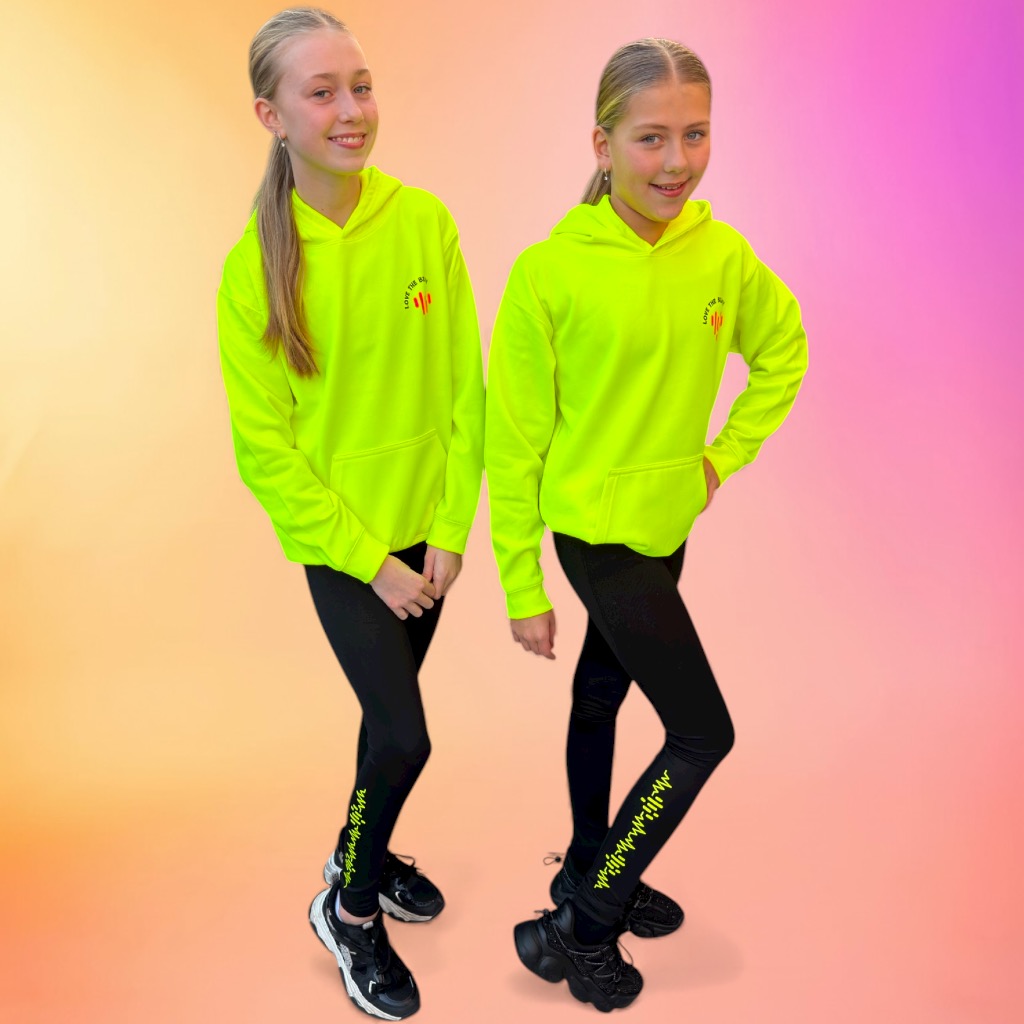 Kids hoodie neon glow - Afbeelding 2
