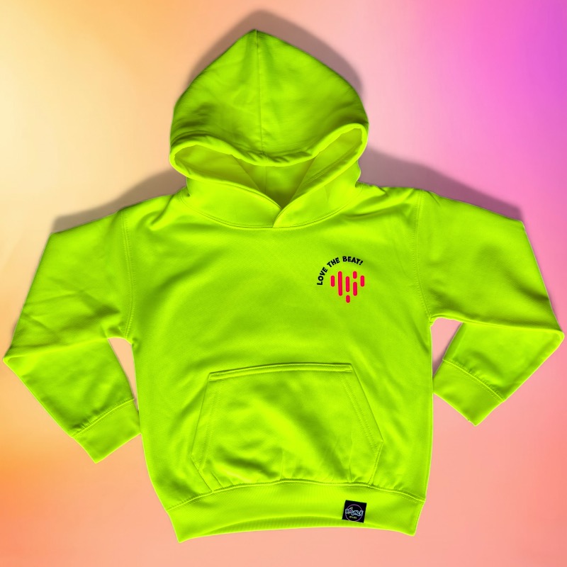 Volwassen hoodie neon glow - Afbeelding 2